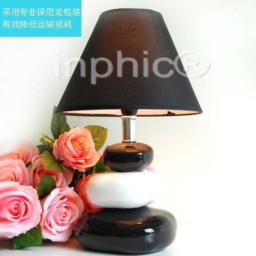 INPHIC-廠家供應 創意家居裝飾檯燈 黑白鵝卵石臥室床頭檯燈