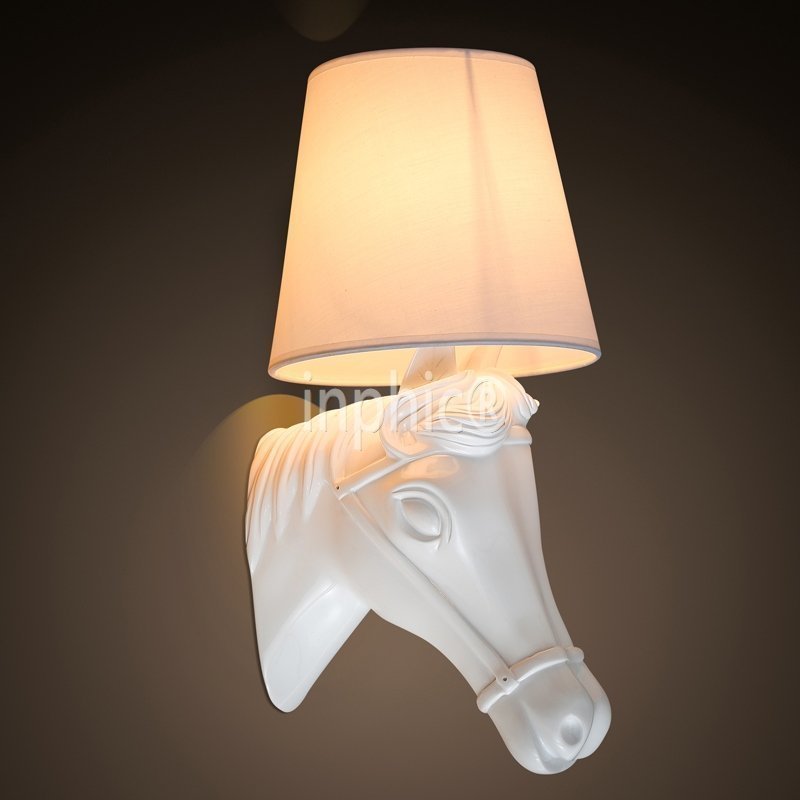 INPHIC-北歐 現代餐廳客廳走道臥室咖啡廳馬頭燈飾壁燈 動物牆壁燈