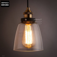 INPHIC-美式鄉村特色工業復古loft吧臺田園玻璃燈罩 簡約吊燈