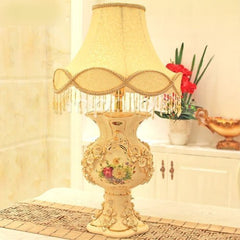 INPHIC-歐式檯燈 奢華復古臥室客廳床頭陶瓷檯燈 結婚婚房燈飾燈具