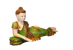 INPHIC-宗教 東南亞 家居飾品 泰國風格 泰式木雕 擺飾 工藝品 臥佛 描金