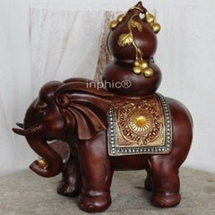 INPHIC-開運 招財納福吉祥大象擺件 家居裝飾品 擺件樹脂工藝品大象凳子