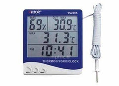 INPHIC-室內外雙探頭數位溫度表溫濕度計