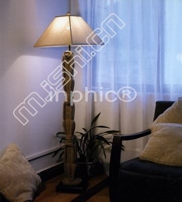 INPHIC-現代中式 燈具 新古典 復古 裝飾客廳書房 落地燈 三不猴