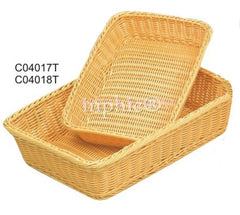 INPHIC-仿藤長方形麵包籃水果籃收納籃儲物籃