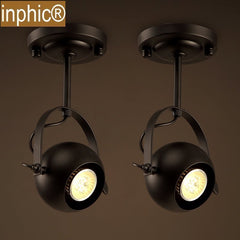 INPHIC-loft射燈服裝店現代簡約復古美式創意客廳吧臺個性led長桿射燈