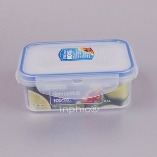 INPHIC-長方形保鮮盒 附蓋飯盒 便當盒 密封盒飯保鮮盒10個一包裝