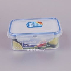 INPHIC-長方形保鮮盒 附蓋飯盒 便當盒 密封盒飯保鮮盒10個一包裝