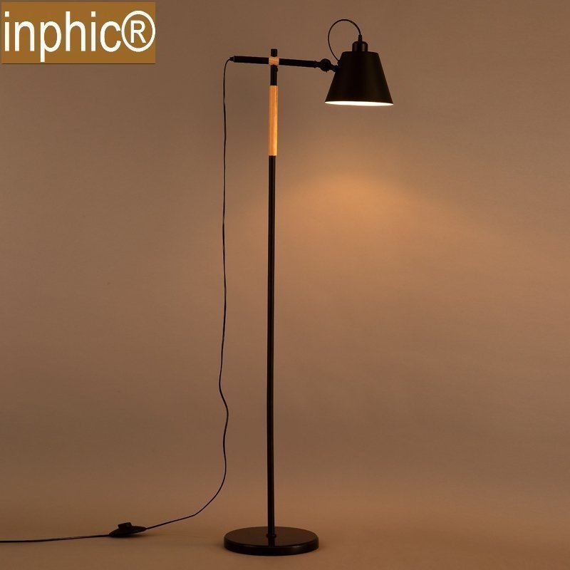 INPHIC-美式落地燈創意工業風書房臥室個性裝飾loft鐵藝落地燈