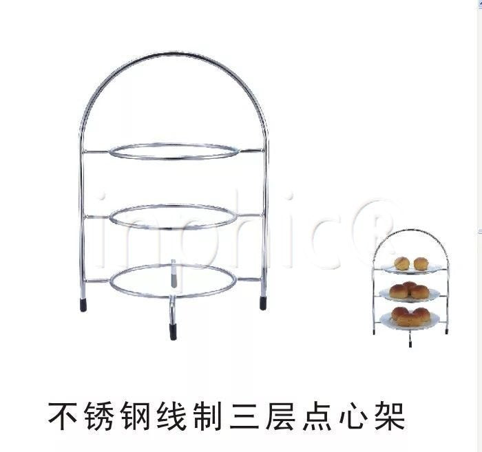 INPHIC-不鏽鋼線製三層點心架