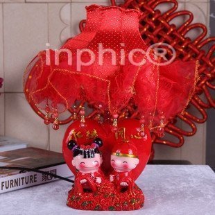 INPHIC-結婚禮物檯燈燈飾檯燈結婚禮物創意檯燈樹脂娃娃檯燈