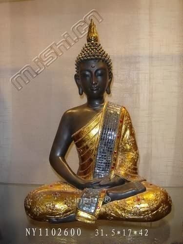 INPHIC-宗教 東南亞風格 佛像 泰國泰式風情 家居飾品 工藝擺飾 樹脂 泰式坐佛