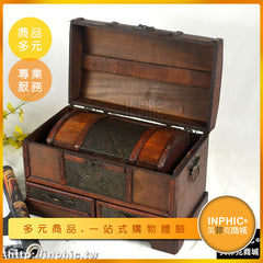 INPHIC-中式古典木質首飾盒梳妝盒 復古歐式收納盒 小木盒 拍攝道具 禮物-ICMD048104A