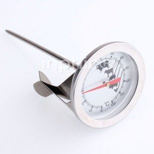 INPHIC-不鏽鋼可掛指針式溫度計 廚房溫度計 拿鐵卡布奇諾必備