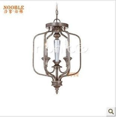 INPHIC-美式燈鐵藝燈三頭餐吊燈歐式田園鄉村飯餐廳燈陽檯燈鳥籠燈具