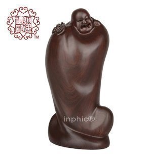 INPHIC-佛像 黑檀木彌勒佛像 笑佛工藝品擺飾  辦公