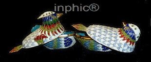 INPHIC-景泰藍花絲鴛鴦開盒老物件多色一對價格