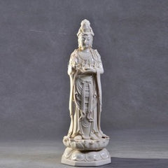 INPHIC-開運 佛像陶瓷工藝品觀音觀世音菩薩15吋立蓮觀音