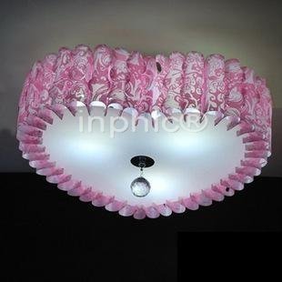 INPHIC-現代簡約 燈具 臥室燈心形燈飾 粉色吸頂燈PP燈 水晶燈