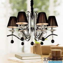 INPHIC-餐吊燈 復古經典鐵藝燈蠟燭燈水晶吊燈客廳燈具