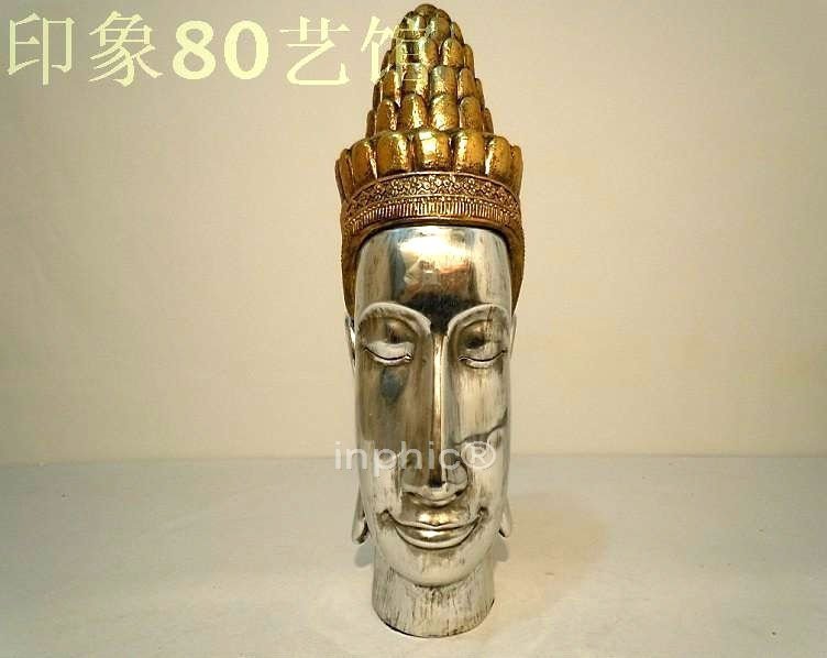INPHIC-宗教 樹脂工藝品擺設家居裝飾品新古典佛頭飯店會所擺飾東南亞