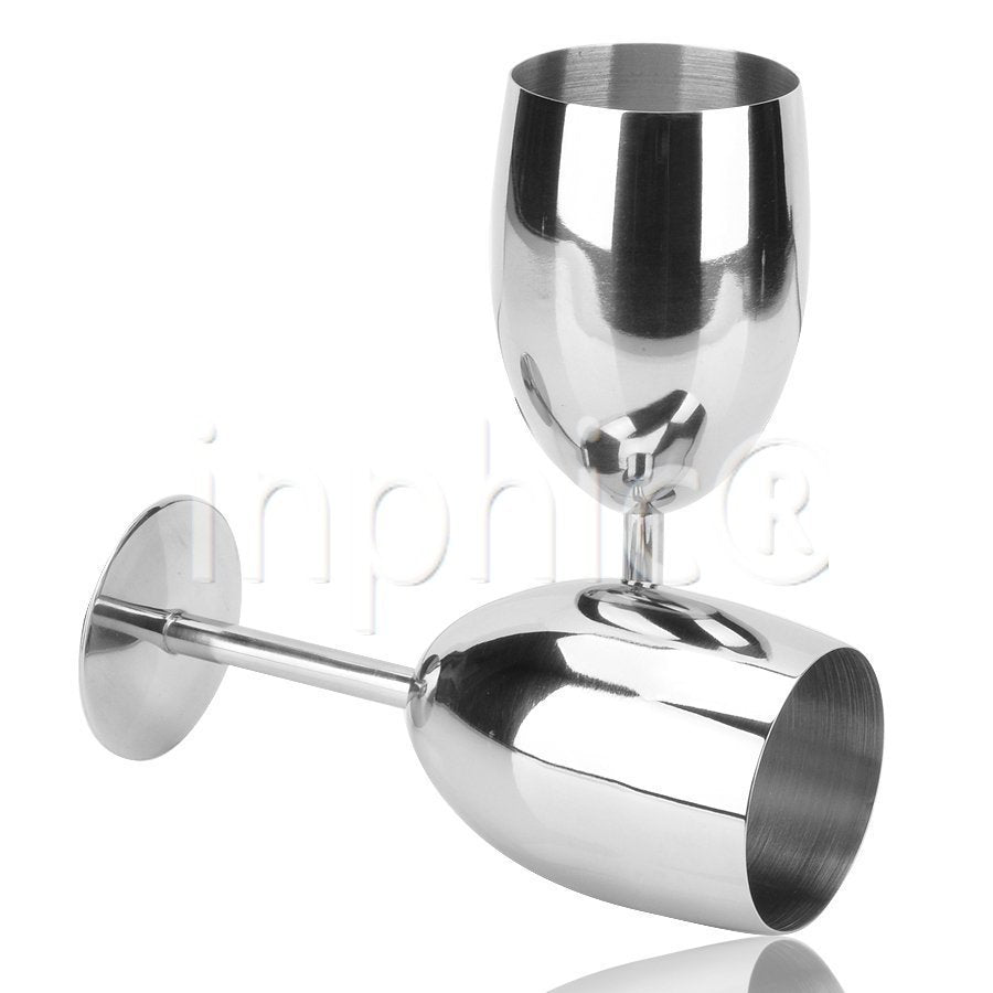INPHIC-茶具 高級不鏽鋼紅酒杯高腳杯紅酒酒杯葡萄酒杯杯50一對高杯