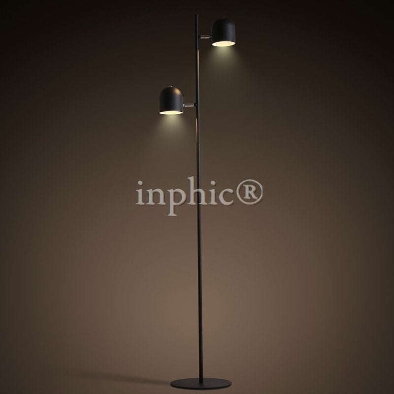 INPHIC-北歐 簡約雙頭落地燈臥室客廳沙發  led書房閱讀落地燈