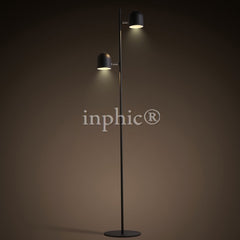 INPHIC-北歐 簡約雙頭落地燈臥室客廳沙發  led書房閱讀落地燈