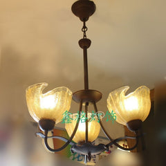 INPHIC-歐式復古地中海鐵藝吊燈客廳燈臥室燈美式鄉村茶樓燈工程燈