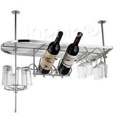 INPHIC-倒掛式懸掛式紅酒架 創意 巴臺酒具架 高度可調節