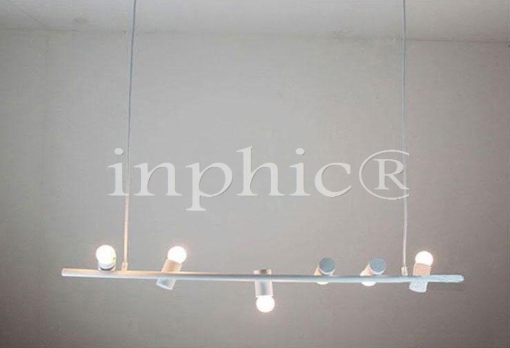 INPHIC-現代簡約餐廳吧臺臥室燈具藝術咖啡店書房服裝店小鳥吊燈 12頭黑色圓盤排列