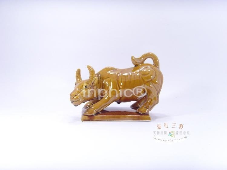 INPHIC-開運 華爾街牛 唐三彩時尚家居飾招財風水辦公陶瓷工藝擺飾