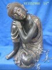 INPHIC-宗教 東南亞風格 樹脂工藝品 中式擺飾 家居裝飾品 坐姿睡佛