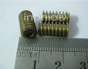 INPHIC-五金W渦輪蝸桿 0.5模數 1齒 孔徑3MM  3個