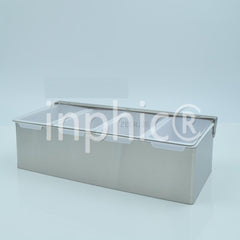 INPHIC-塑鋼調味盒 帶蓋可視多味方型不鏽鋼方形調味盒六格 五格四格六格