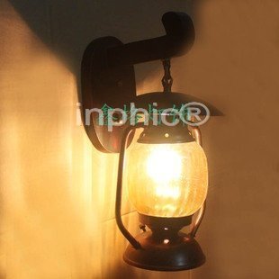 INPHIC-中式復古地中海實木壁燈美式鄉村過道 吧檯燈創意個性玄關燈具