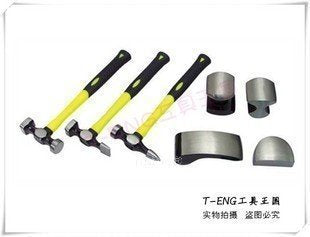 INPHIC-商用 營業 7件套汽車鈑金修理錘車身修複工具汽車修理工具五金工具