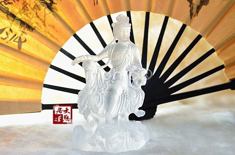 INPHIC-宗教 開光擺件琉璃坐蓮觀音吉祥家居平安飾品擺設佛教系列