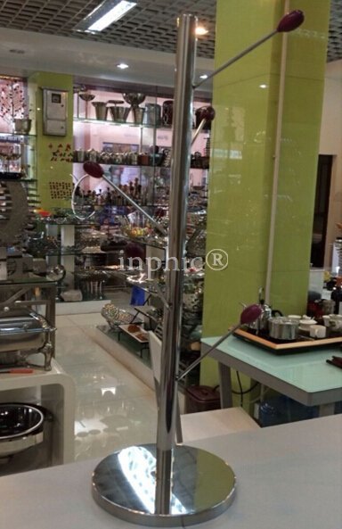 INPHIC-甜甜圈麵包樹架 小吃蛋糕點心架 自助餐酒店用品架 不鏽鋼架