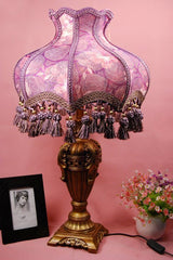 INPHIC-高貴優雅 田園蕾絲布藝時尚色燈座