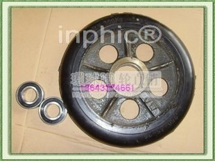 INPHIC-五金10吋高彈天然橡膠輪片靜音手推車配件輪子工業重型腳輪
