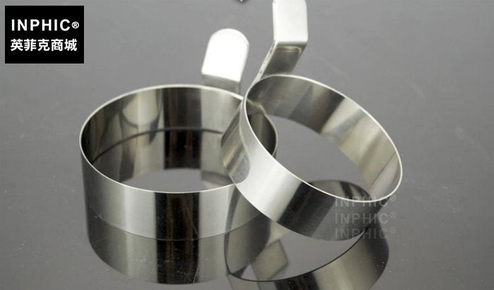 INPHIC-不鏽鋼圓形煎蛋模具 煎蛋圈模型磨具 圓形煎雞蛋模具（長柄款小款）