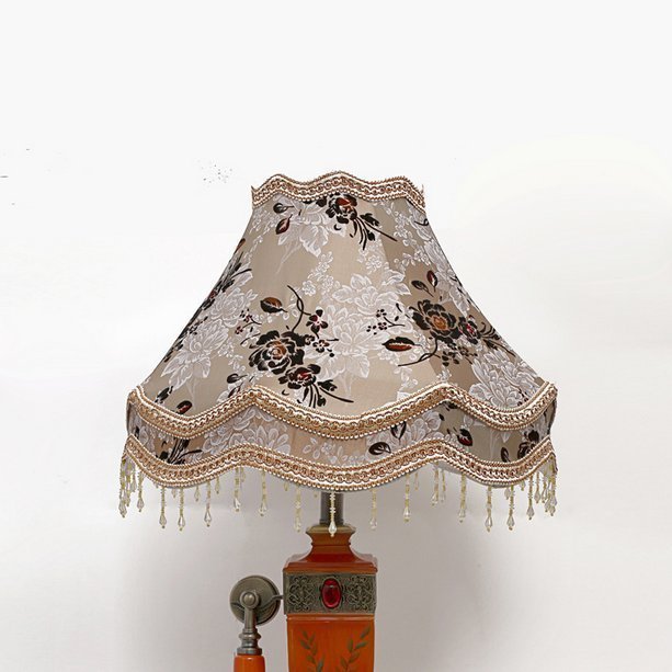 INPHIC-歐式復古布藝檯燈 酒店別墅商務家用仿舊有繩電話