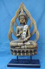 INPHIC-宗教 東南亞風格 佛像 泰國泰式風情 家居飾品 工藝擺飾 樹脂 蓮葉坐佛