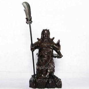 INPHIC-佛像 越南紅木雕工藝品擺飾 武財神爺佛像 關公40cm家居擺設