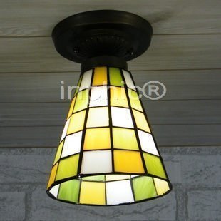 INPHIC-三種馬賽克風格色調 簡約走廊燈彩色玻璃燈 玄關陽臺吸頂燈飾