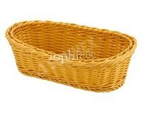 INPHIC-仿藤籃船形麵包籃水果籃收納籃儲物籃藤籃