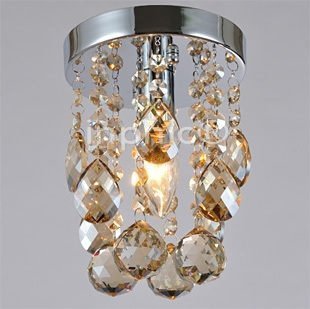 INPHIC-夏明歐式干邑色K9門廳走廊客廳臥室過道水晶燈飾燈具 吸頂燈