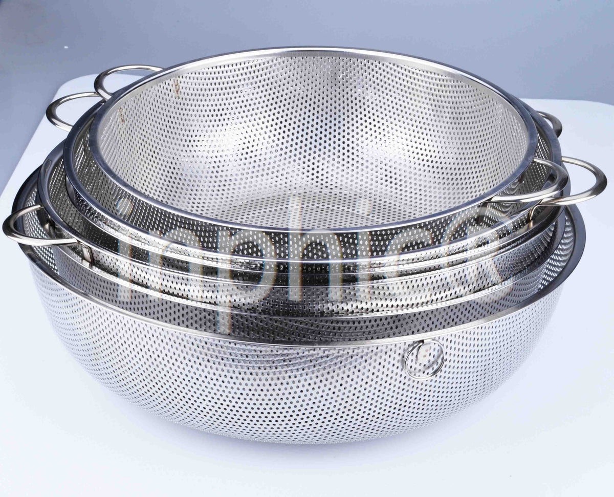 INPHIC-不鏽鋼漏網盆加厚升級 米篩淘米籃盆洗米盆 漏水盆瀝水盆 洗菜盆 雙耳大款