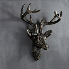 INPHIC-復古北歐美式鄉村客廳書房壁燈 餐廳酒吧咖啡廳會所走廊鹿角壁燈